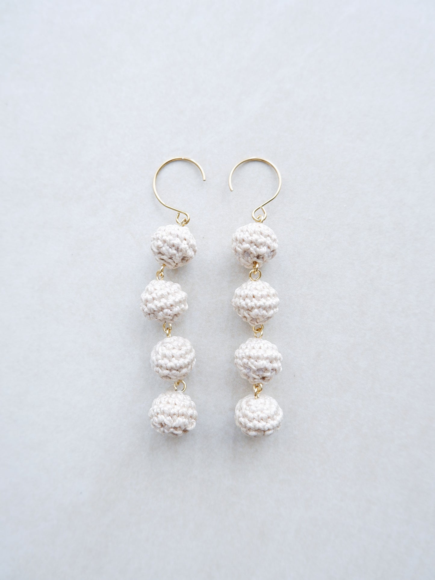 Ari crochet bonbon drop earrings