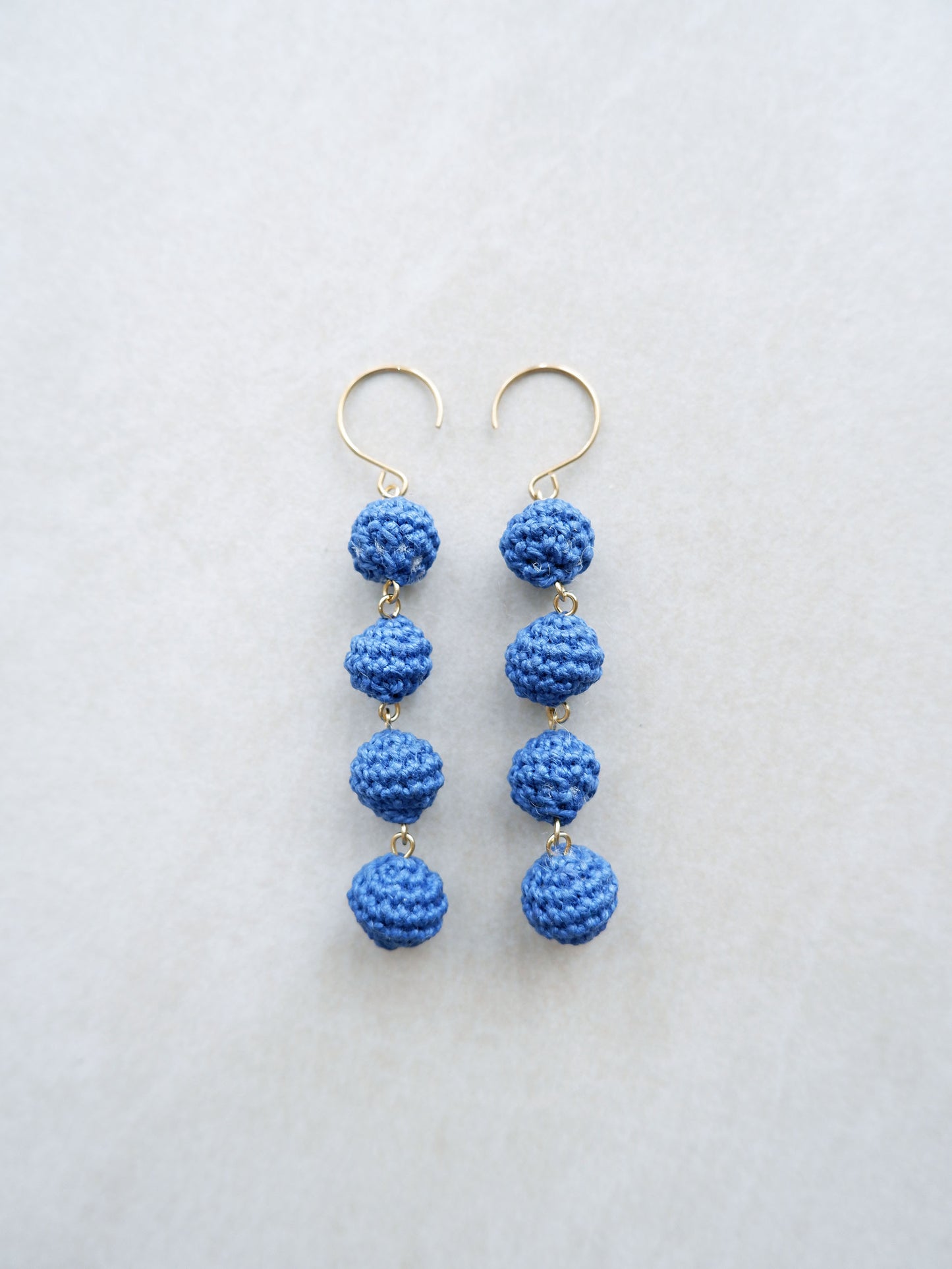 Ari crochet bonbon drop earrings