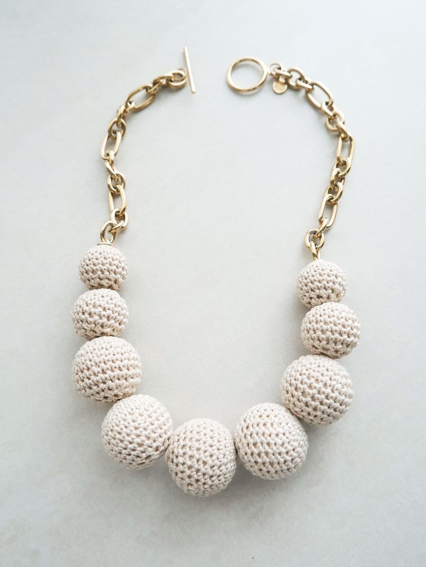 Marni Statement Crochet Bead Necklace