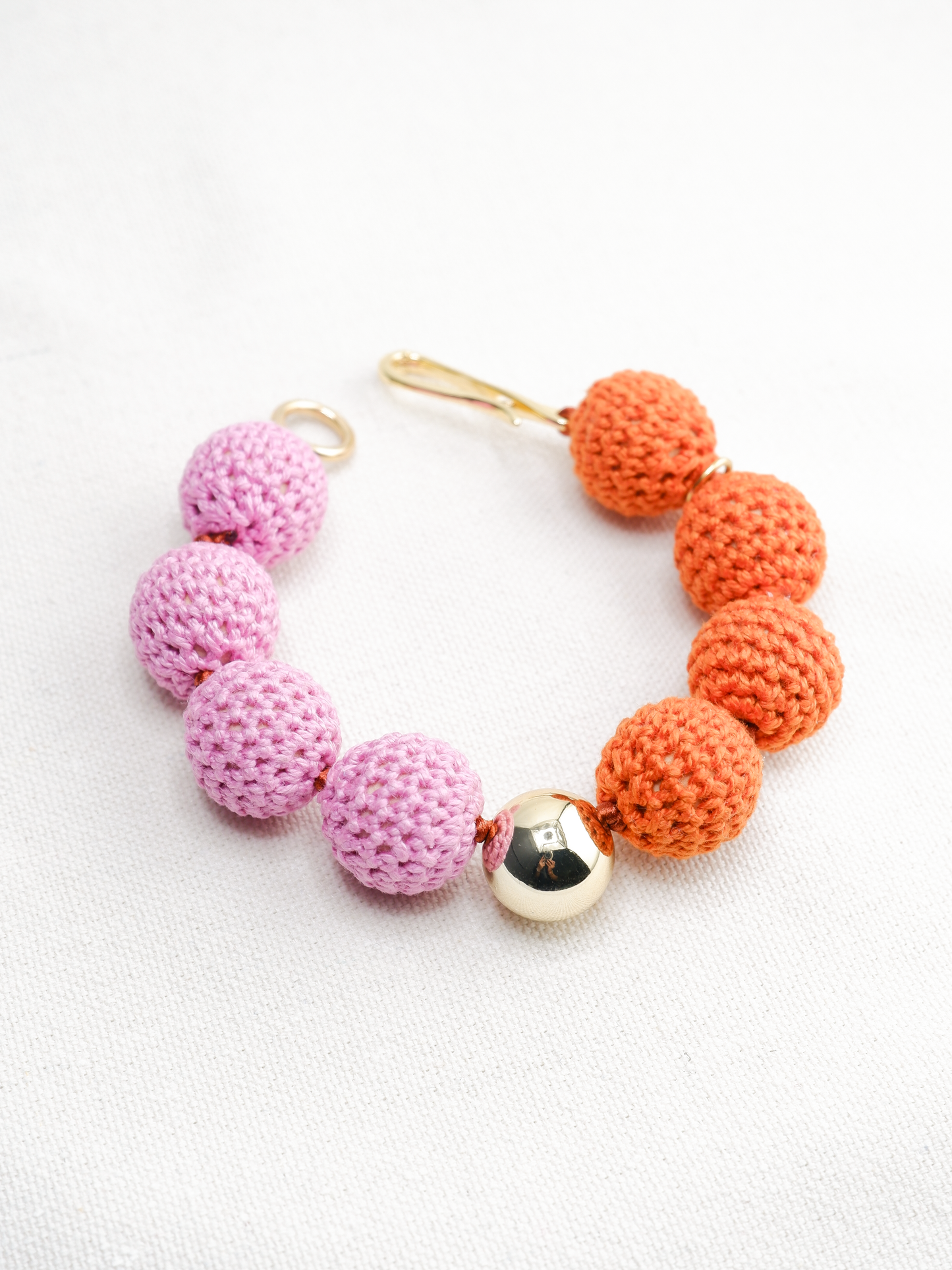 Kate Two-Tone Crochet Bead Bracelet