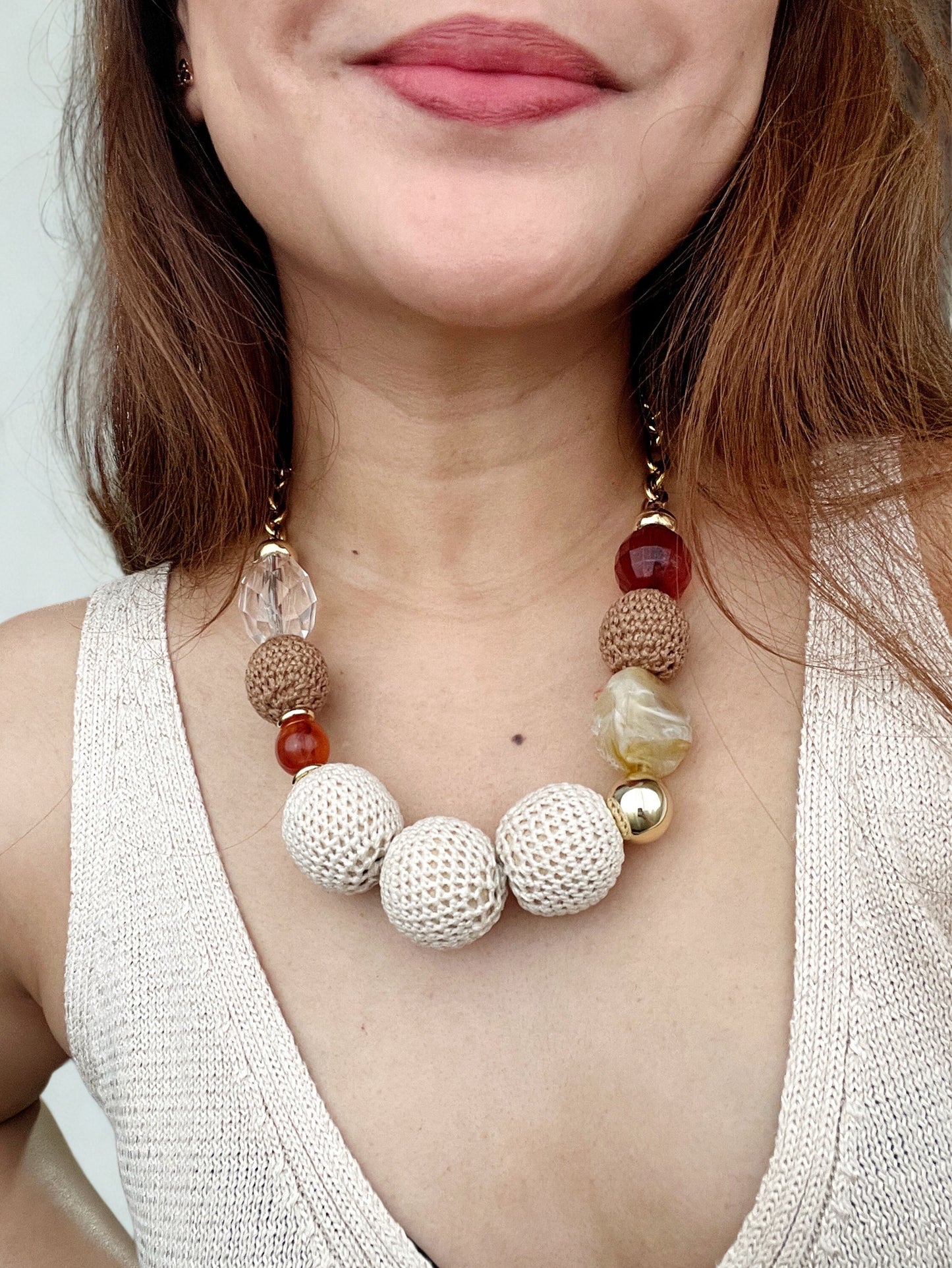 Caramelo Statement Necklace