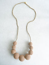 Load image into Gallery viewer, Malena crochet bead necklace- Earth Tones
