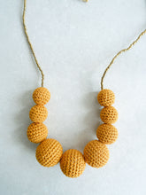 Load image into Gallery viewer, Malena crochet bead necklace- Earth Tones
