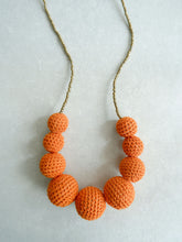 Load image into Gallery viewer, Malena crochet bead necklace- Earth Tones
