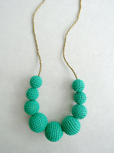 Load image into Gallery viewer, Malena crochet bead necklace- Cool Tones
