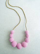 Load image into Gallery viewer, Malena crochet bead necklace- Cool Tones
