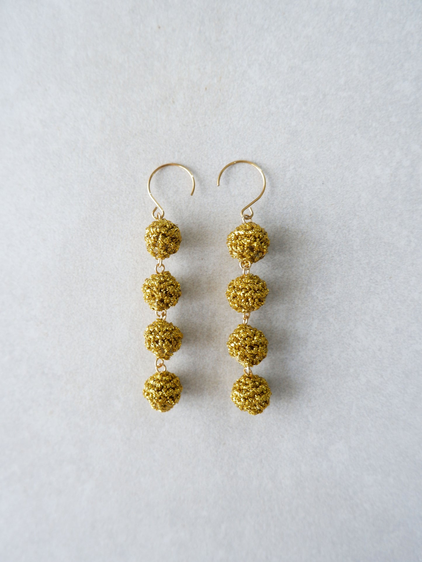 Holiday Ari crochet bonbon drop earrings