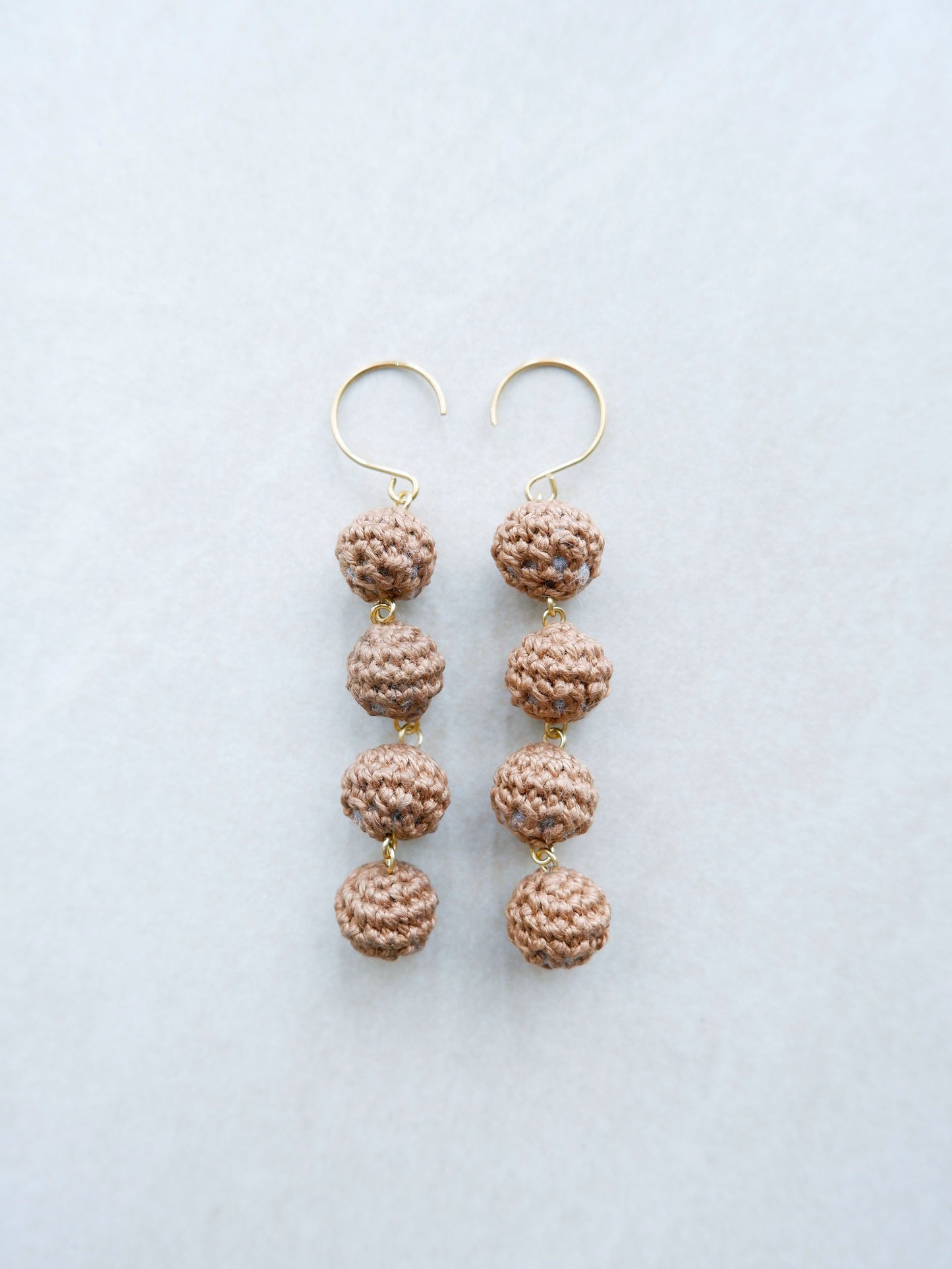 Ari crochet bonbon drop earrings