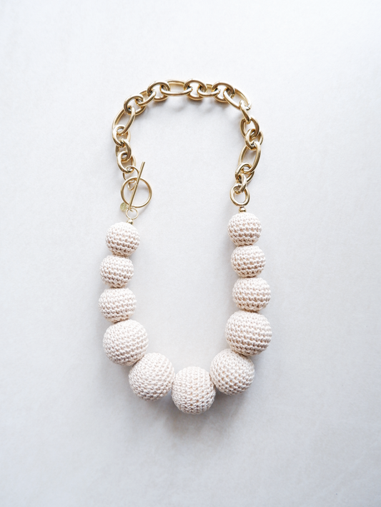 Marni Crochet Bead Necklace