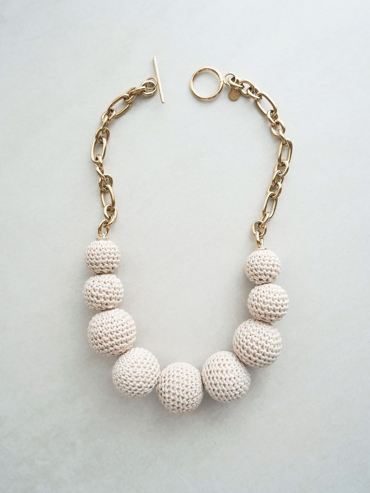 Marni Statement Crochet Bead Necklace