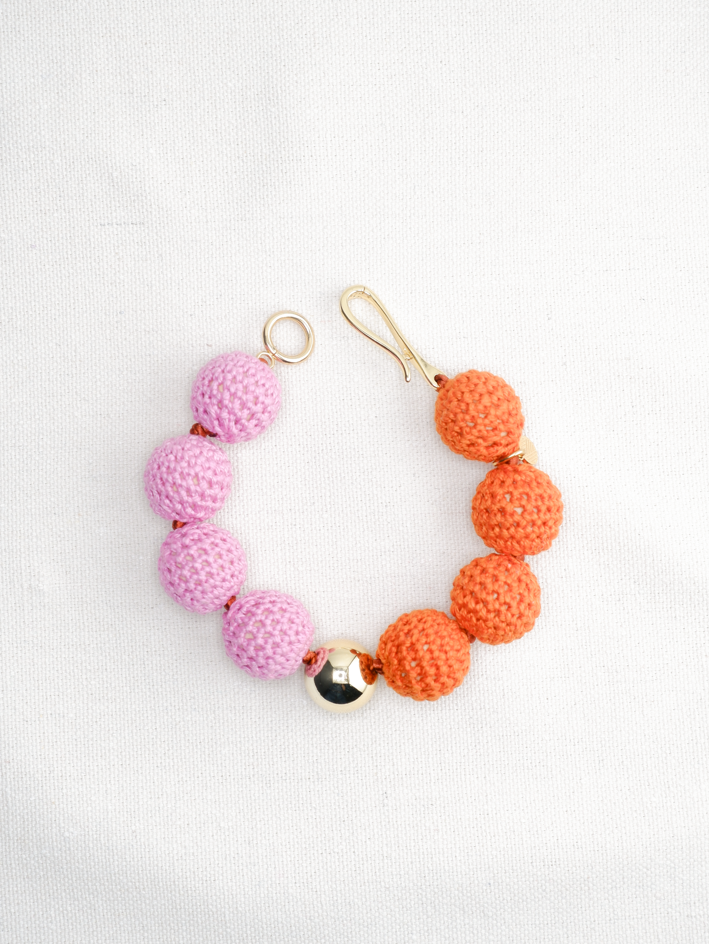 Kate Two-Tone Crochet Bead Bracelet