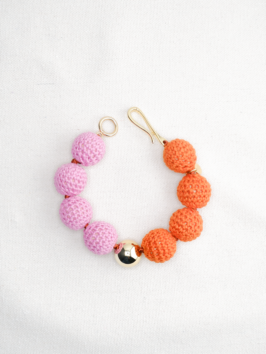 Kate Two-Tone Crochet Bead Bracelet