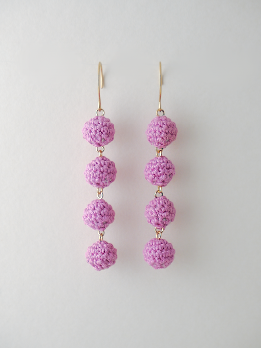 Ari Crochet Bonbon Dangling Earrings