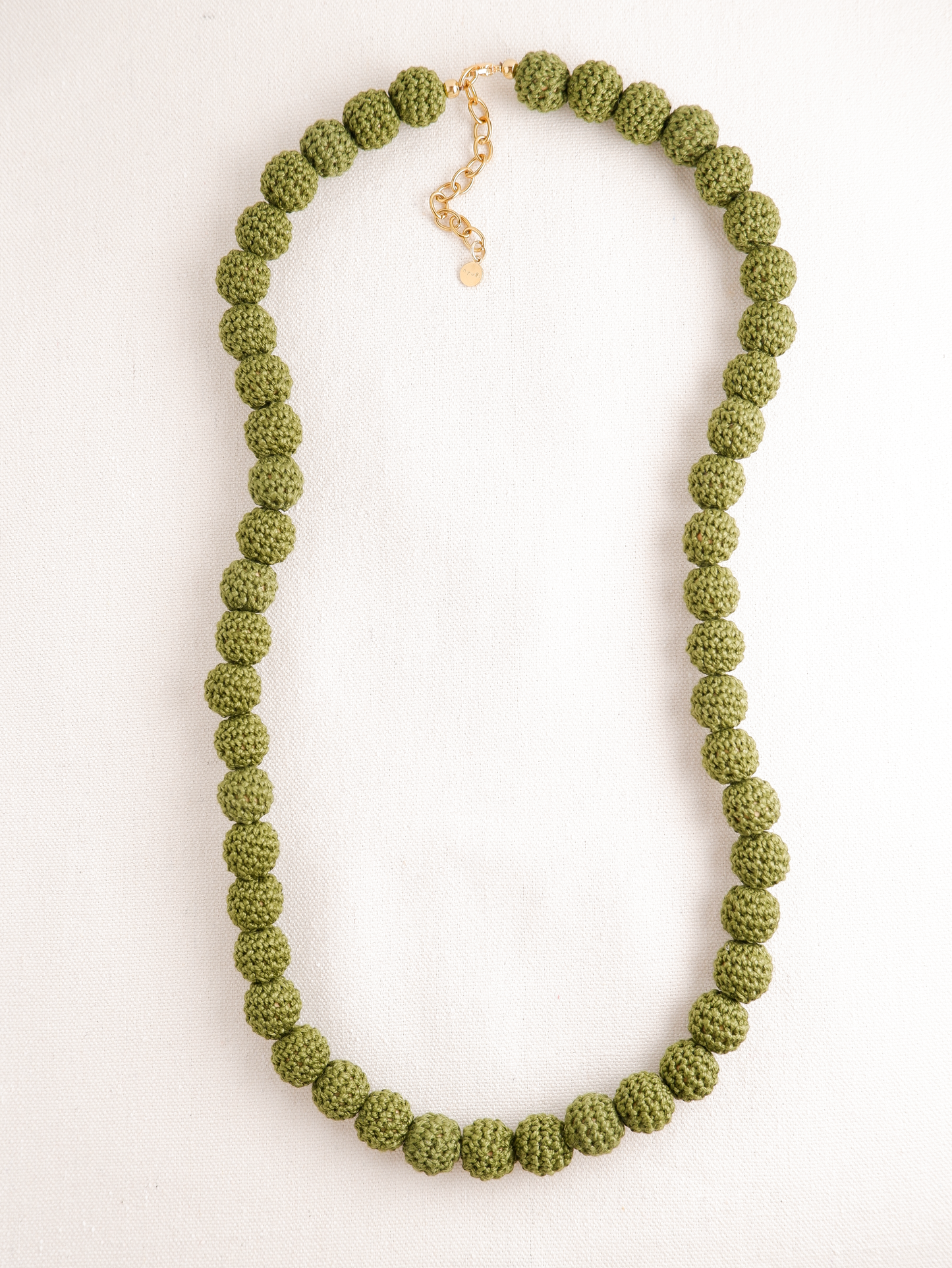 Lei Crochet Bead Long Necklace