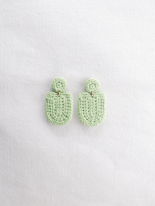 Aida Crochet Mod Earrings
