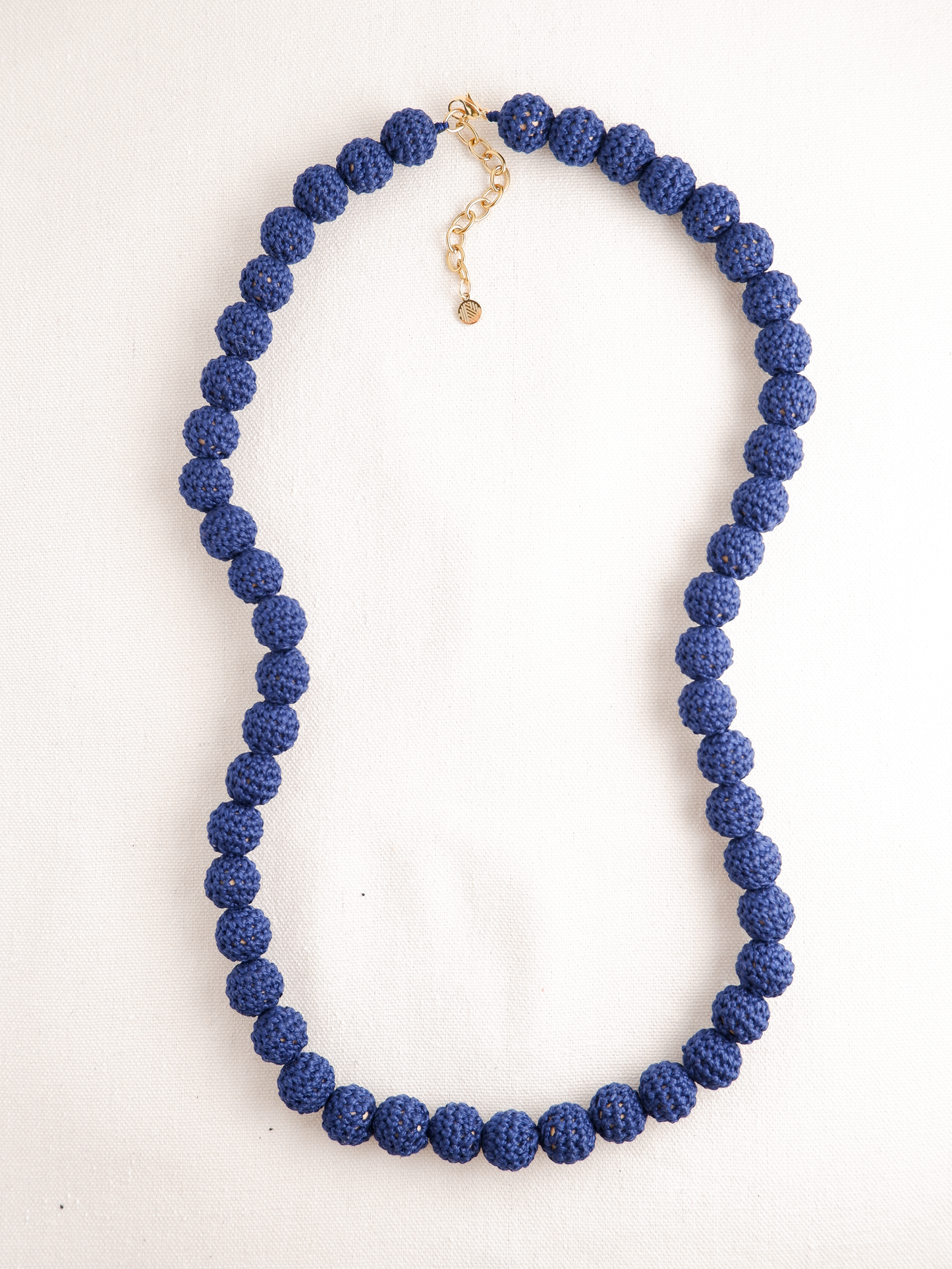 Lei Crochet Bead Long Necklace