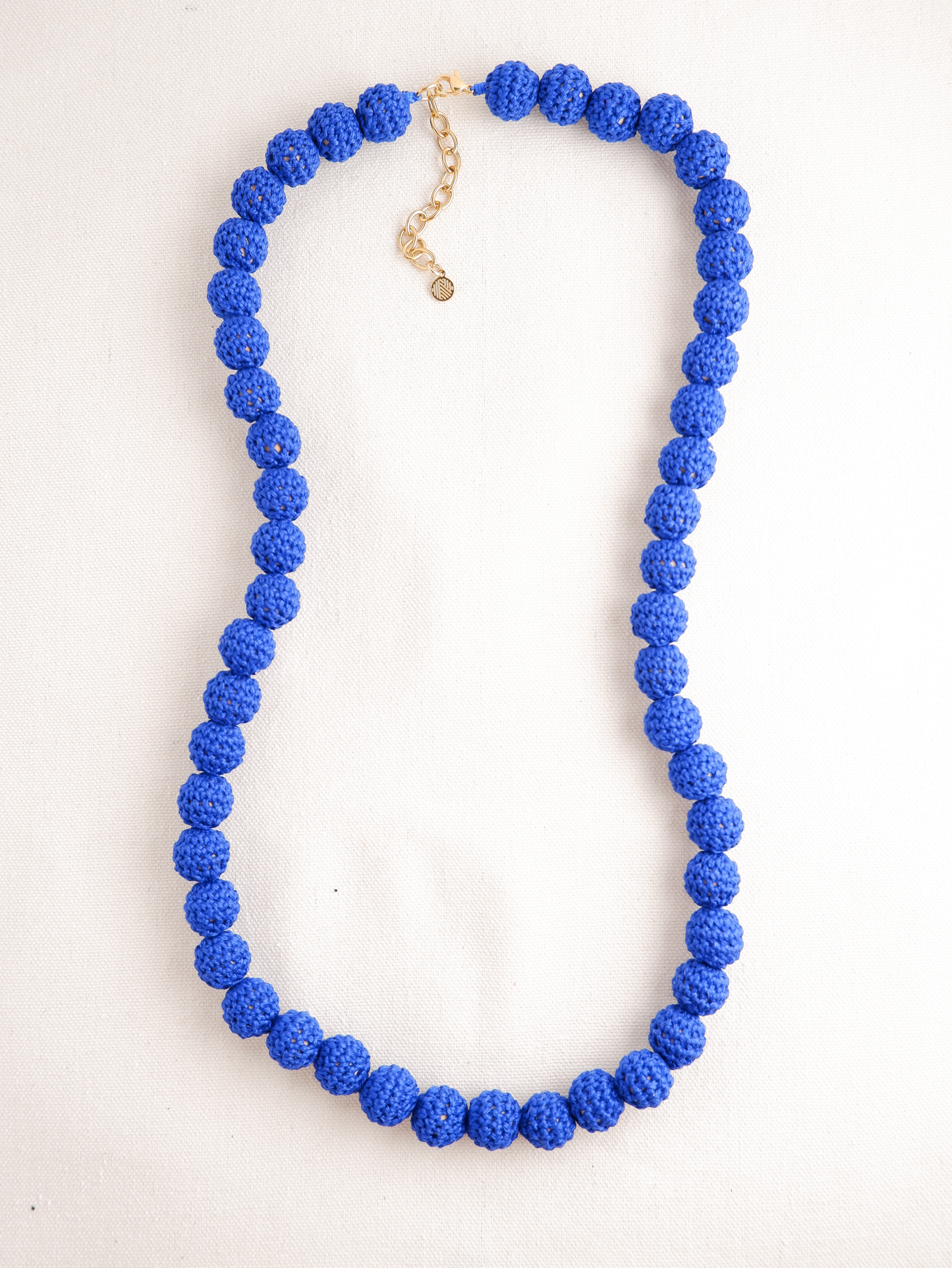 Lei Crochet Bead Long Necklace