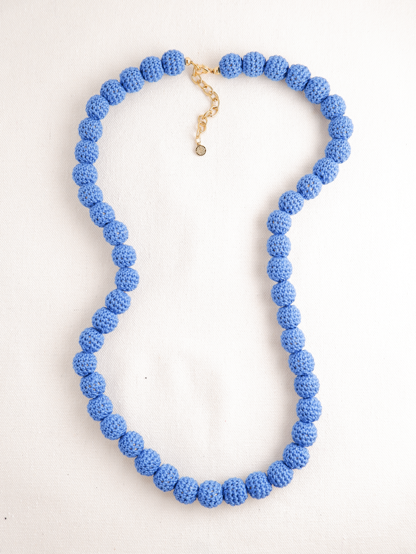 Lei Crochet Bead Long Necklace