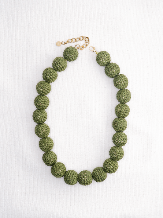 Paxton Crochet Bead Necklace